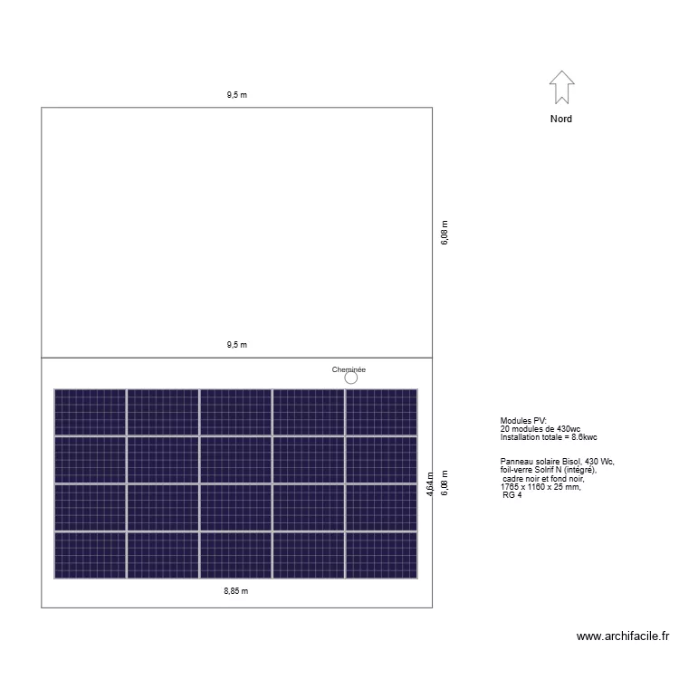 Romain Petout. Plan de 