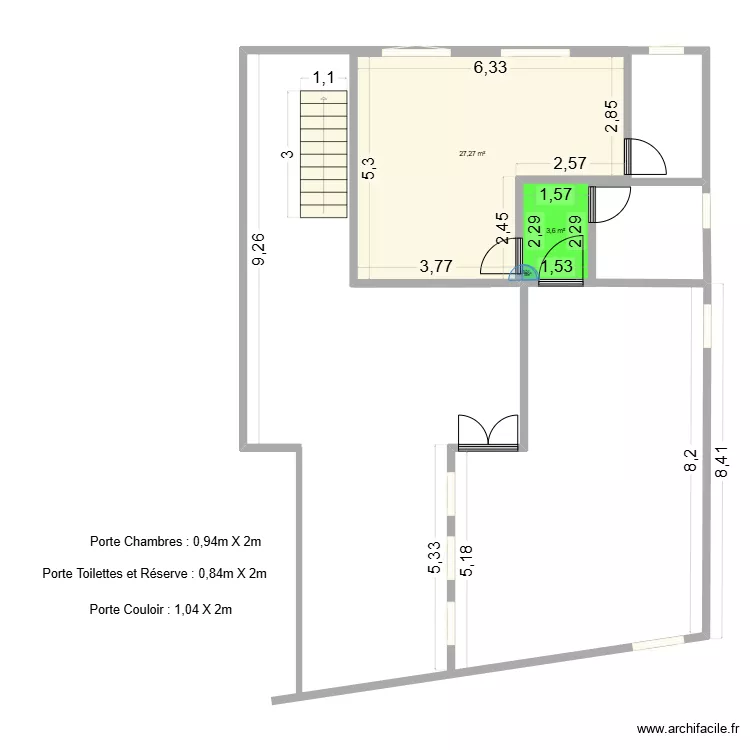 Malouzini R+1 du 020825. Plan de 