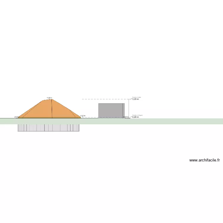 serre. Plan de 1 Pièce et 21 m² serre. Plan de 1 Pièce et 21 m²