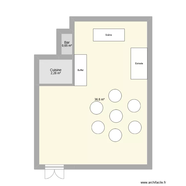 BAL DE PROMO. Plan de 3 pièces et 40 m²