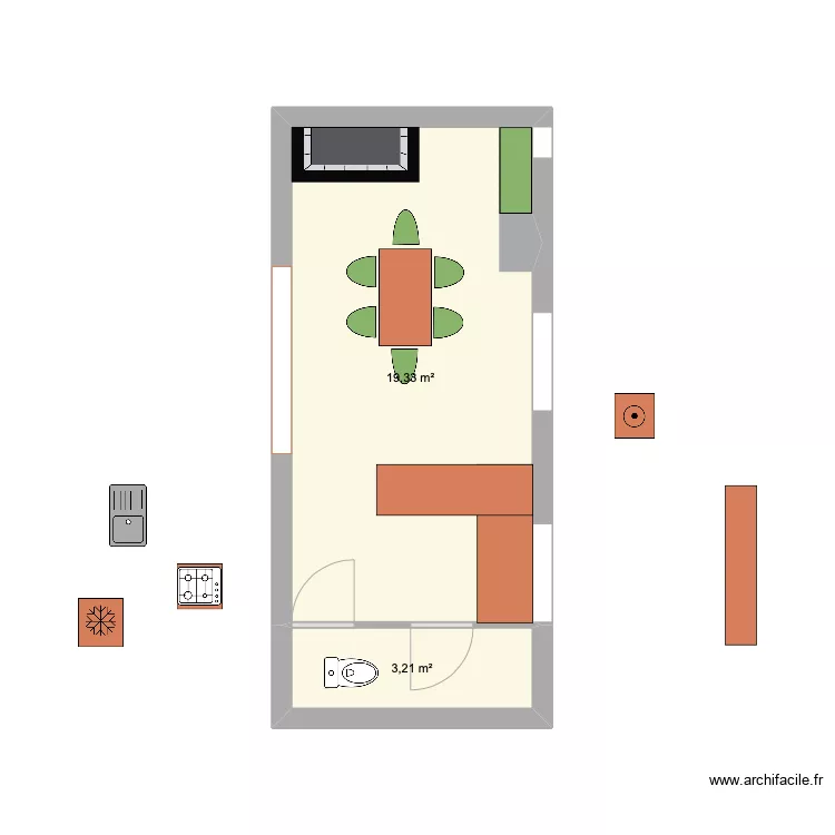 RDC cuisine Casa Aqui version 1. Plan de 