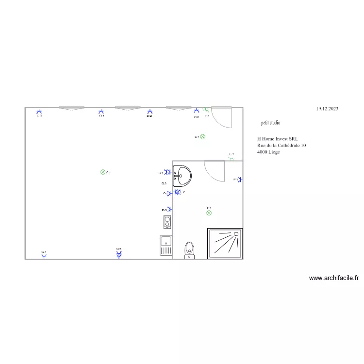petit studio cathedral 10 .11. Plan de petit studio cathedral 10 .11. Plan de