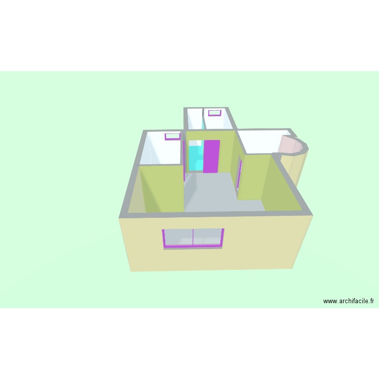 Villa 2 Chambres Suite Parentale RDC/R+1 sans Solarium. Plan de 11 pièces et 132 m2