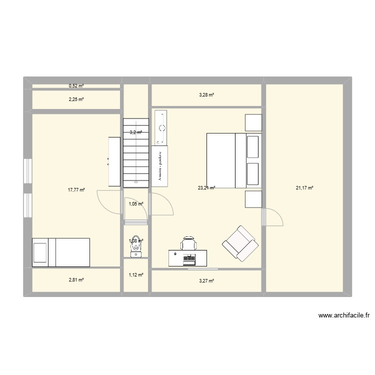 maison étage. Plan de 0 pièce et 0 m2 maison étage. Plan de 0 pièce et 0 m2