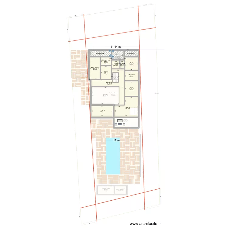 last simple compact1. Plan de 27  et 447 m²