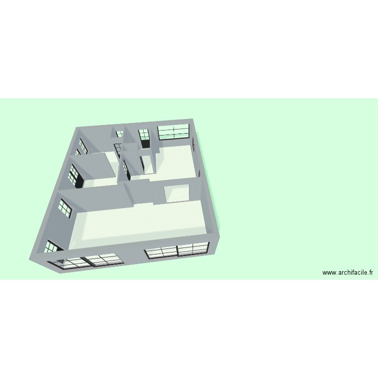 Lilliac 2. Plan de 3 pièces et 78 m2
