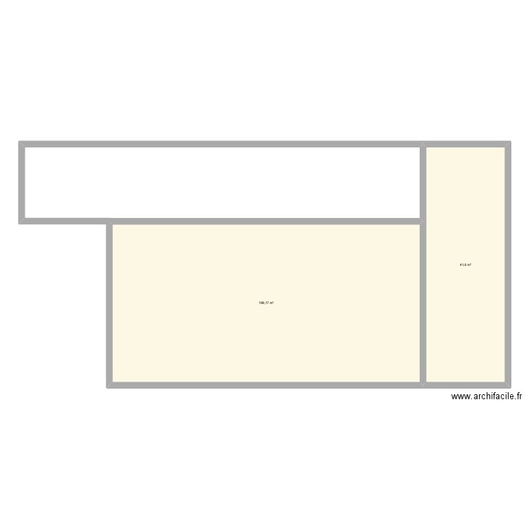cabinet. Plan de 2 pièces et 150 m2