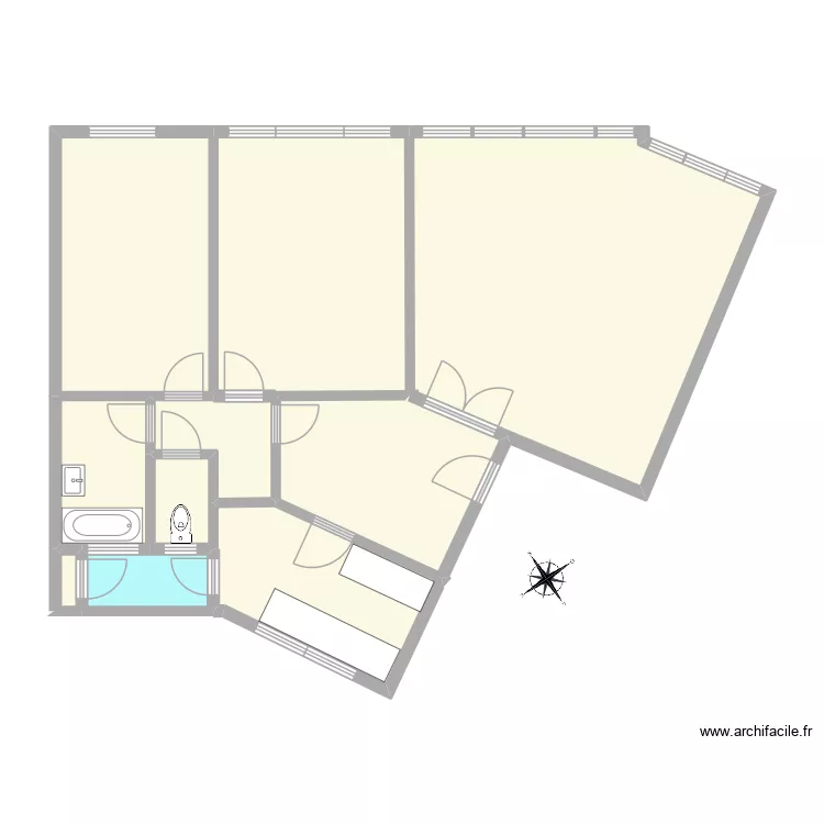 crocus. Plan de 10 Pièces et 84 m²