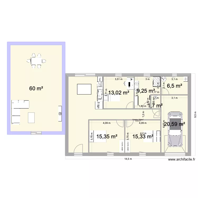 Warme TEST 1. Plan de 