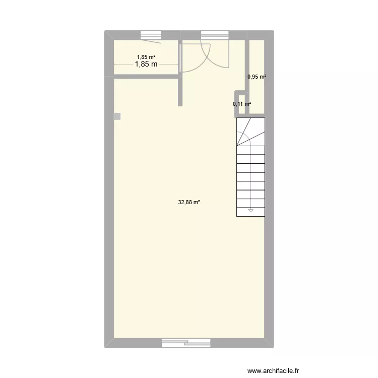 maison franconville. Plan de 4  et 36 m²