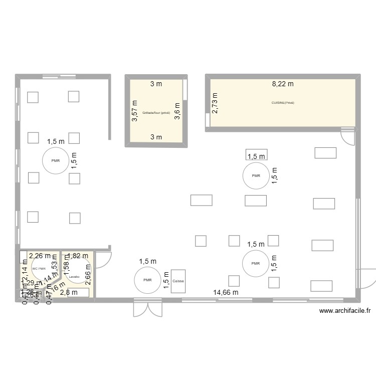 resto. Plan de 0 pièce et 0 m2