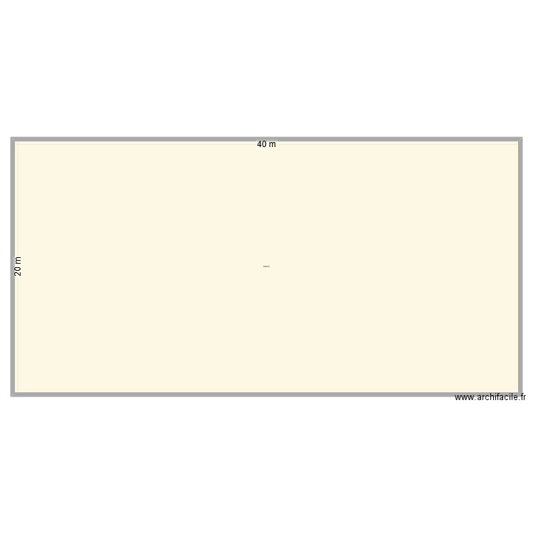 resto. Plan de 1 pièce et 800 m2