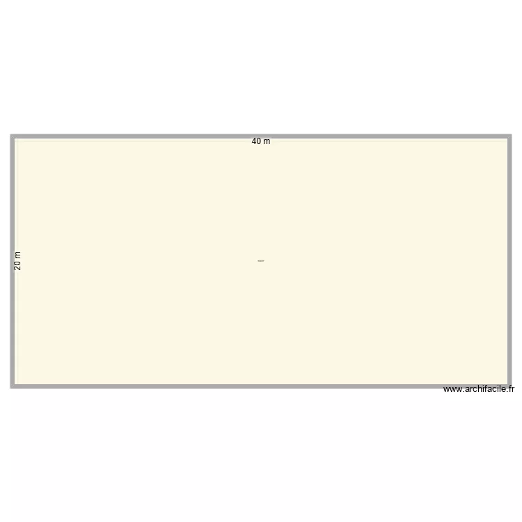 resto. Plan de 1  et 800 m²