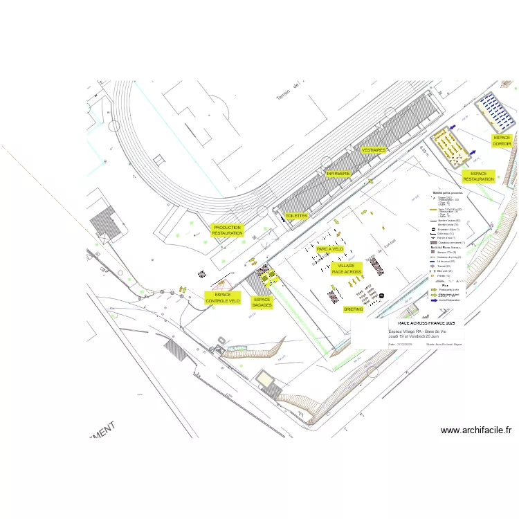 RAF25 - DIGNE - STADE JEAN ROLLAND 3. Plan de 
