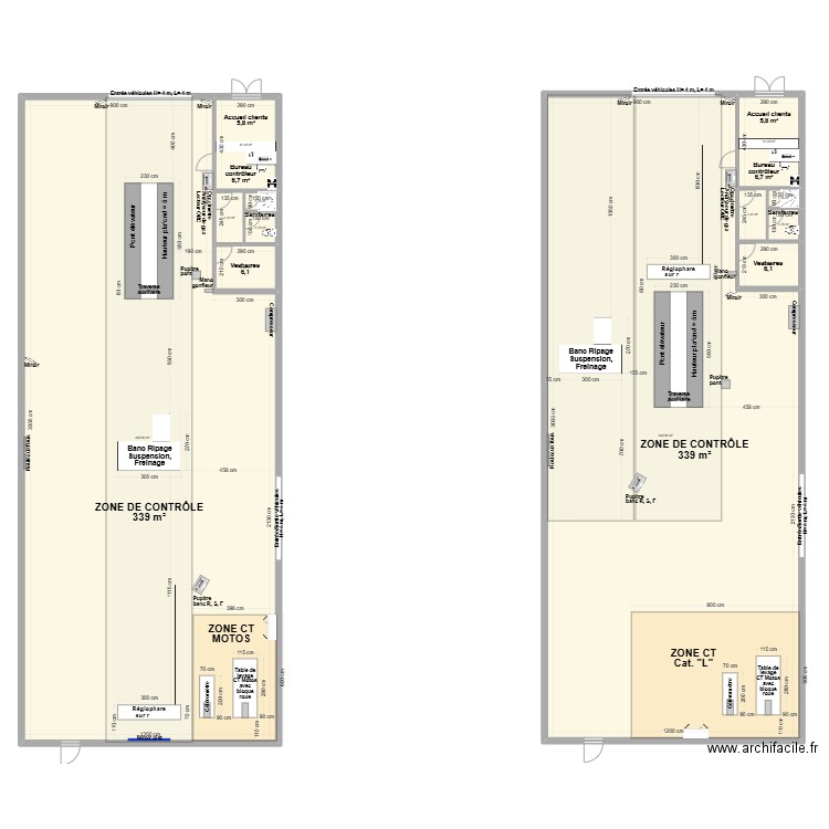 Projet CCT mixte VL/CL SANSAC L'EGLISE JENNIFER. Plan de 12 pièces et 729 m2