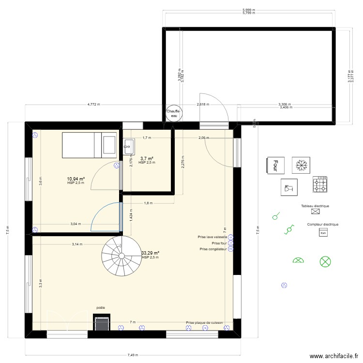 essai. Plan de 0 pièce et 0 m2