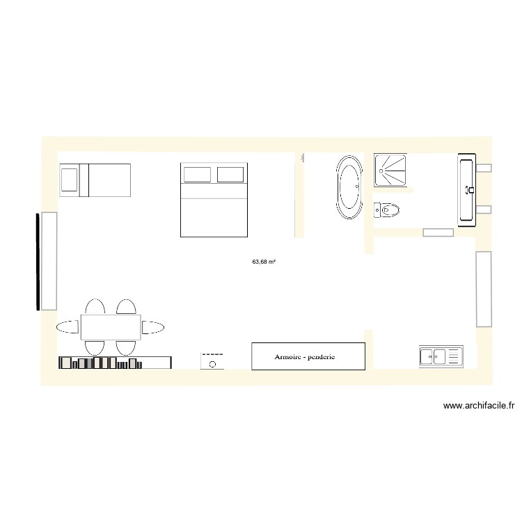 Annexe ESU. Plan de 0 pièce et 0 m2