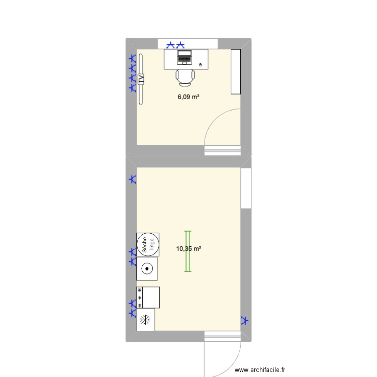 Bureau Kibuye. Plan de 0 pièce et 0 m2