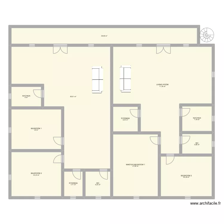 R+1 Test 3. Plan de 13 et 309 m² R+1 Test 3. Plan de 13 et 309 m²