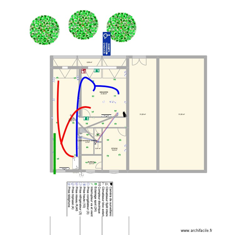BOULANGERIE 4. Plan de 34 pièces et 394 m2