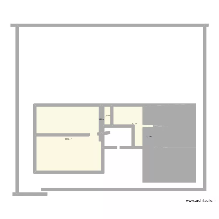 Lucas. Plan de 5 et 47 m² Lucas. Plan de 5 et 47 m²