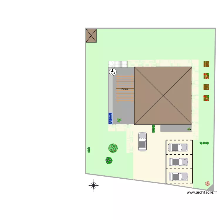 Terrain Pfaffenheim. Plan de 