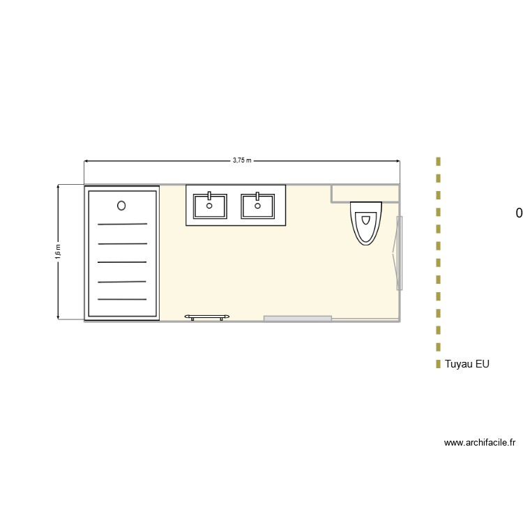 sdb2. Plan de 0 pièce et 0 m2