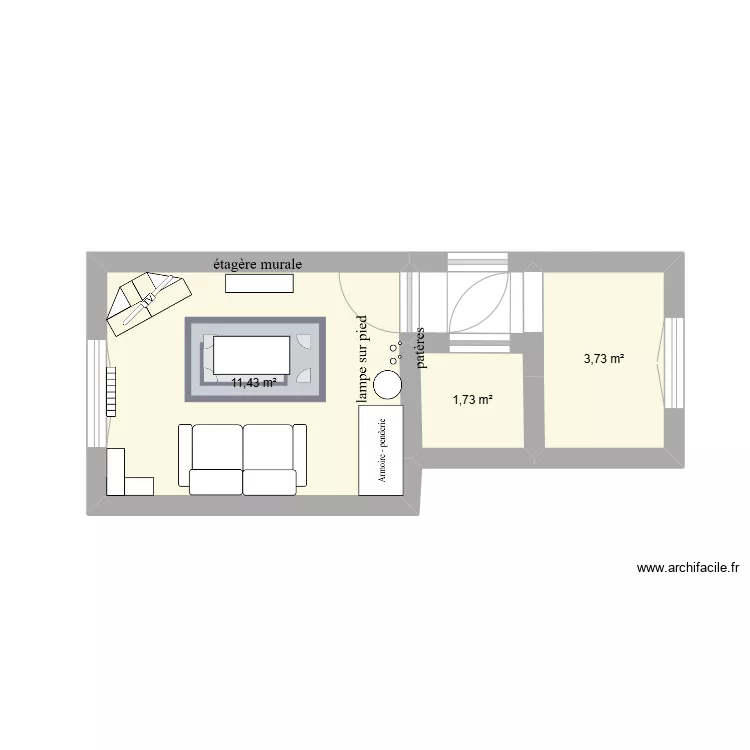 salon. Plan de salon. Plan de