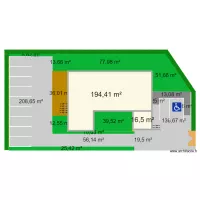 Projet cabinet kin&eacute; PRESENTATION V1 (11 places + 1) 315m2