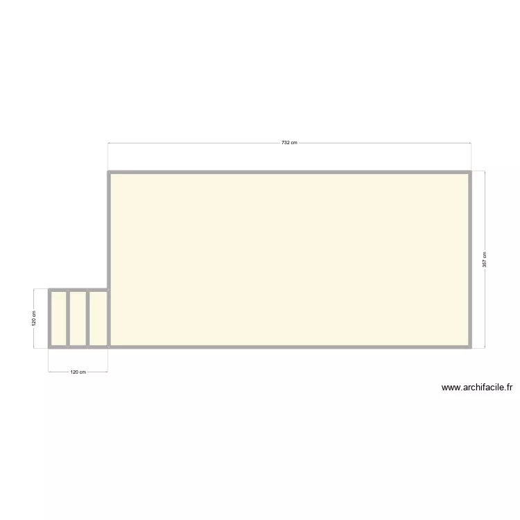 HANNE TERRASSE. Plan de 