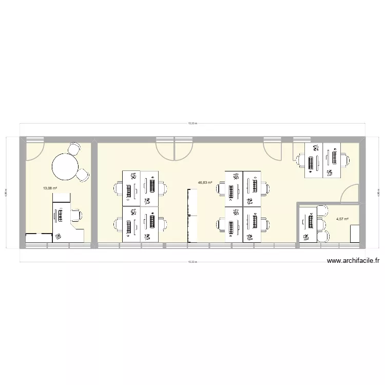 CSP FORMATION BOQUETTE + JULIE autre côté. Plan de 3 pièces et 64 m² CSP FORMATION BOQUETTE + JULIE autre côté. Plan de 3 pièces et 64 m²