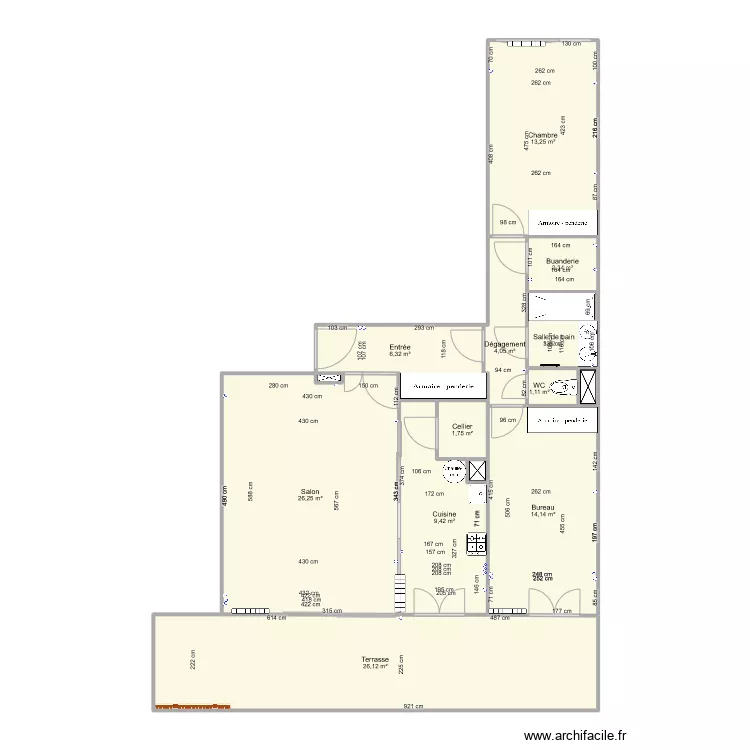 Abondance projet. Plan de 