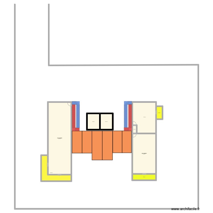 ATELIER URBAIN . Plan de 9 pièces et 239 m2