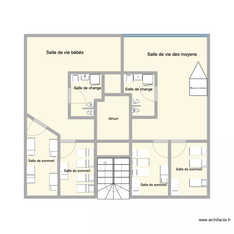 &Eacute;tage. Plan de 