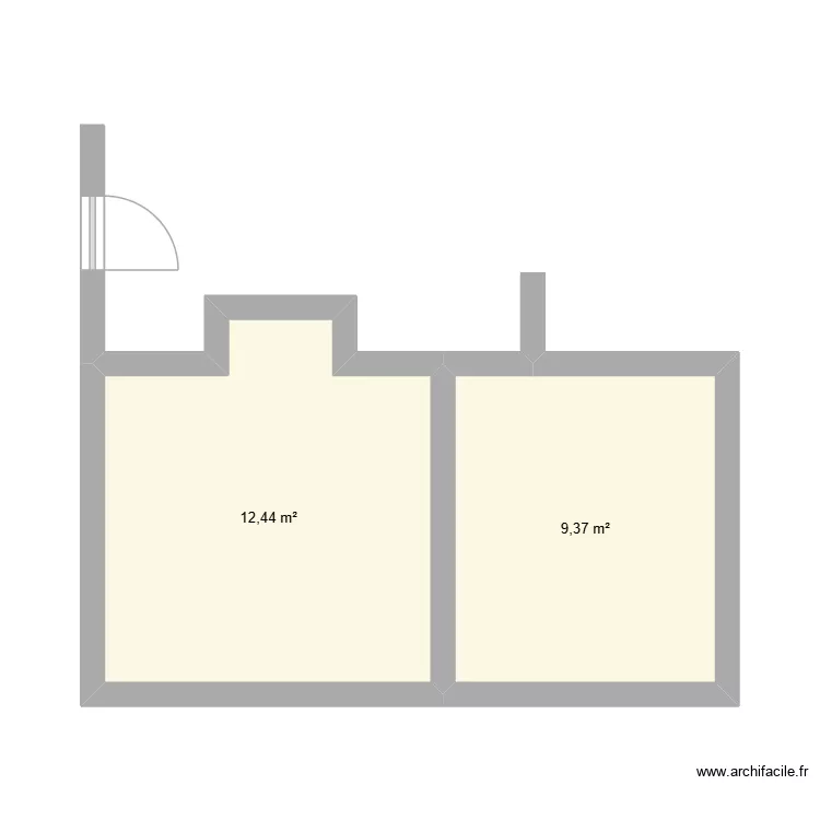 CRETEIL. Plan de 9 et 82 m² CRETEIL. Plan de 9 et 82 m²