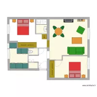 34 GABRIELLE 3 PIECES meubl&eacute; 2