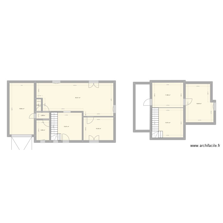 Roc#1. Plan de 10 pièces et 122 m2