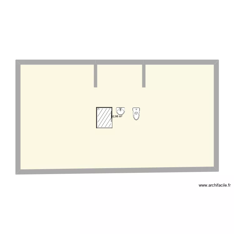 Taillecavat. Plan de 1  et 63 m²