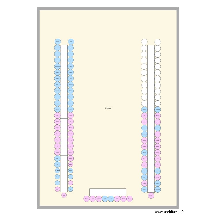 mariage 2K25. Plan de 1 pièce et 350 m2