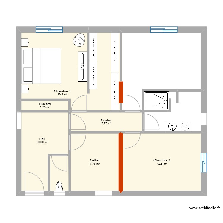 Maison 2026. Plan de 0 pièce et 0 m2