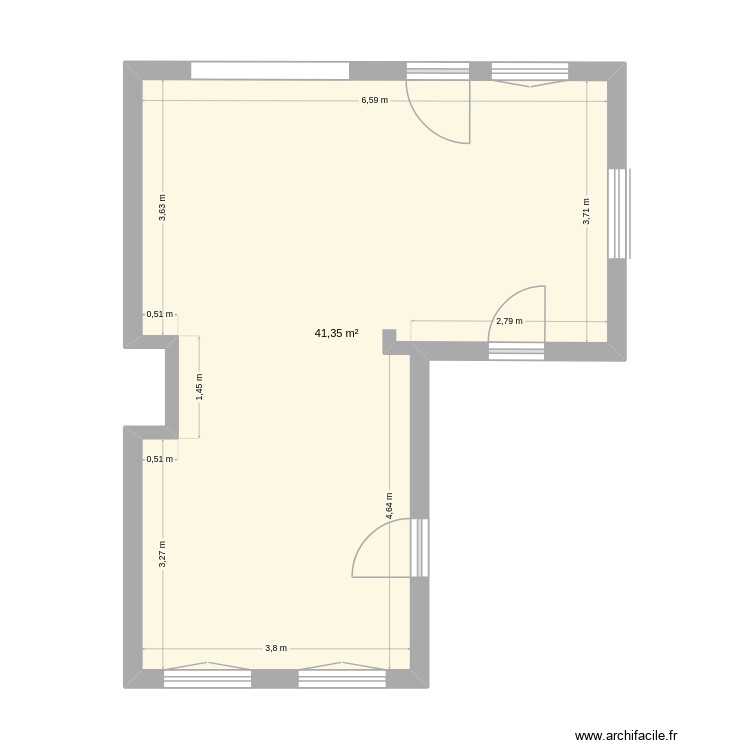 rdc. Plan de 0 pièce et 0 m2