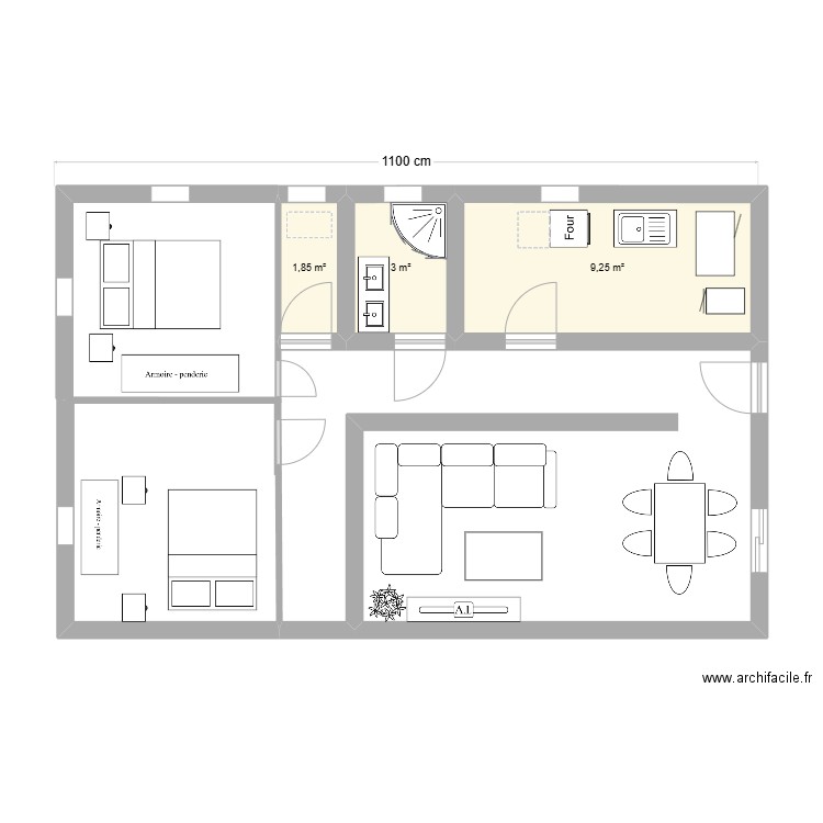 yass. Plan de 0 pièce et 0 m2