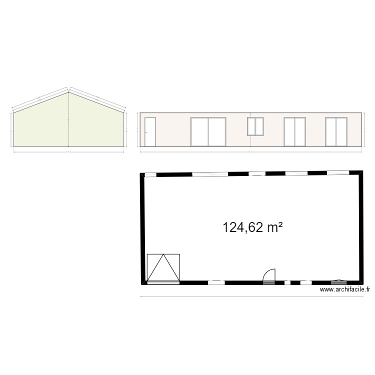 Tiffany Pajon 3. Plan de 1 pièce et 125 m2