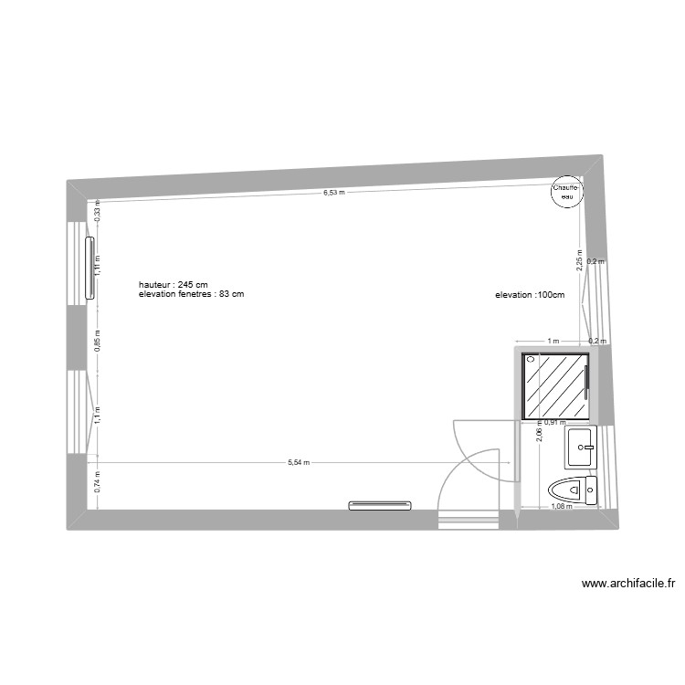 la breche aux loups. Plan de 0 pièce et 0 m2