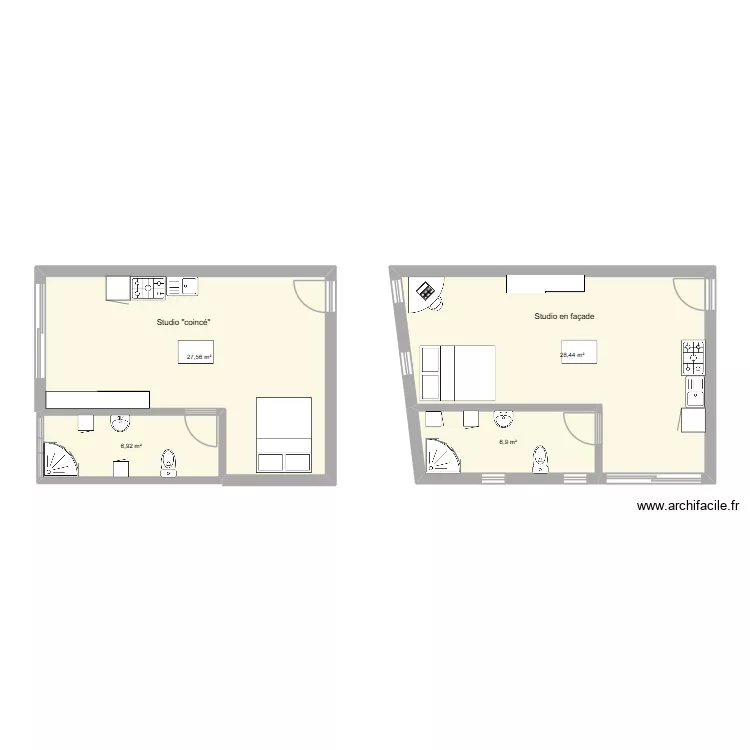 studios projet L2.1. Plan de 