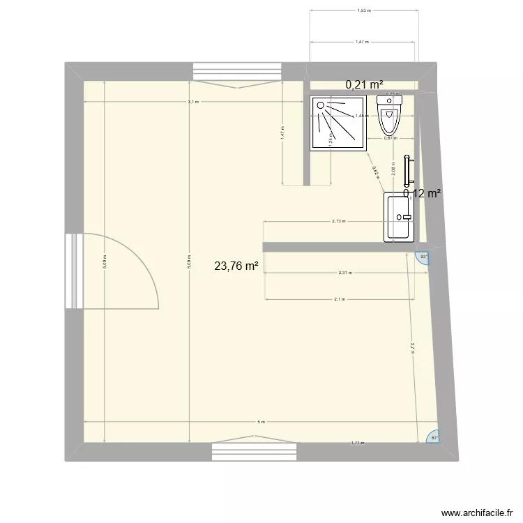Prefecture cotes. Plan de 