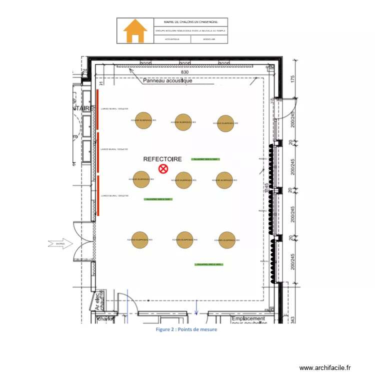 Mairie Chalons en Champagne GS Noblevelse. Plan de Mairie Chalons en Champagne GS Noblevelse. Plan de