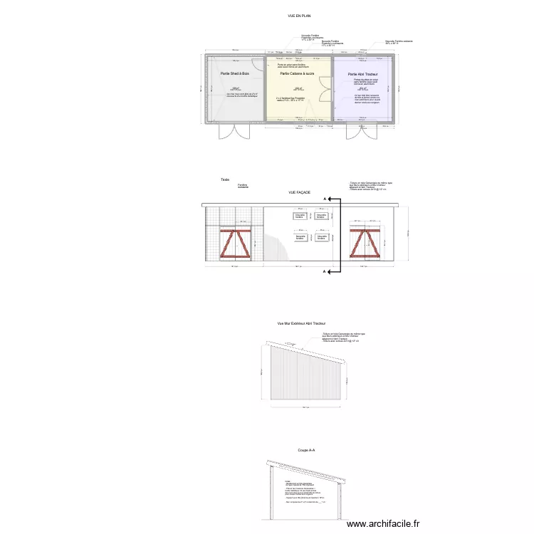 Nouvelle Cabane &agrave; sucre Joel 04/02/2024 opt new window. Plan de 
