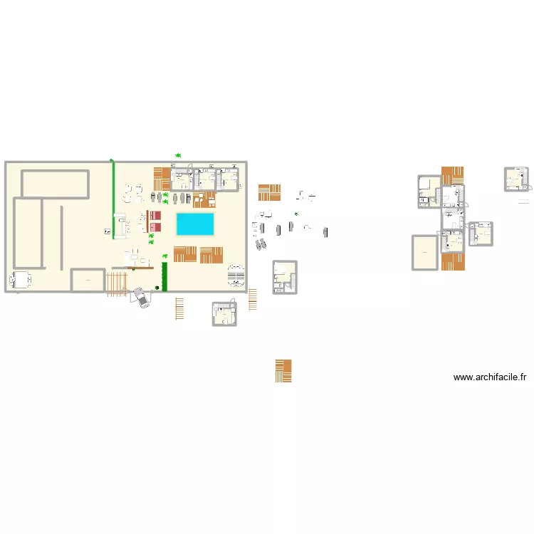 bungalow etage 5. Plan de 