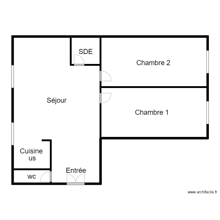 Bach sabrina . Plan de 5 pièces et 146 m2